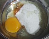 A picture of step 1 of Yogurt Cake.