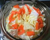 A picture of step 2 of Napa Chinese Cabbage and Chicken Breast Hot Pot.