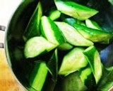 A picture of step 3 of Instant Cucumber Kimchi using Versatile Korean Flavoring Mix.
