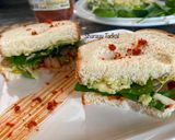 A picture of step 5 of Garlic Artesano  Sandwich.