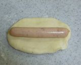 A picture of step 1 of Making Sausage Bread.