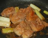 A picture of step 4 of Chicken Thigh Teriyaki.