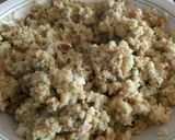 A picture of step 3 of Crockpot chicken and stuffing.