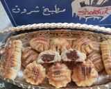 A picture of step 5 of Eid Maamoul with Cream Cheese.