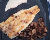 Foto del paso 8 de la receta: Lubina Salvaje a la Plancha a La Bilbaína con Boletus al Wok y M