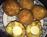 A picture of step 6 of Yam egg rolls.