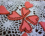 A picture of step 6 of Strawberry Chocolate Cookies for Valentine's Day.