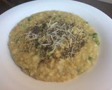 Foto del paso 6 de la receta Risotto de quinoa con habitas y guisantes 🍚🧀