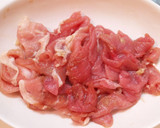 A picture of step 1 of Stir Fried Pork and Cabbage with Ketchup and Miso.