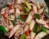 Foto langkah ke 4 dari resep Cumi asin masak tauco.