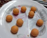 A picture of step 2 of Komola rasogolla.