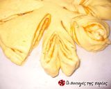 Φωτογραφία βήματος 5 της συνταγής Brioche ψωμάκι-λουλούδι με μαρμελάδα ροδάκινο