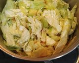 Foto del paso 1 de la receta: Repollo acompañado y crujiente de Ibérico
