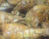 A picture of step 5 of Tawa chicken drumsticks.