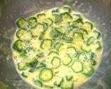 A picture of step 3 of Okra Jijimi.