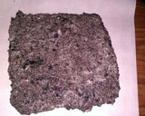 A picture of step 3 of no bake chewy cookies n cream bars..
