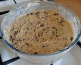 A picture of step 5 of Vickys Lighter Christmas Pudding, GF DF EF SF NF.