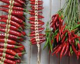 A picture of step 9 of A Cute Way To Dry Red Chili Peppers.