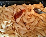 A picture of step 3 of Tinklee's Pear Crisp.