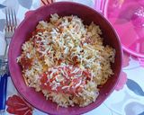 Foto del paso 7 de la receta: Arroz al huevo con tomates selectos