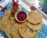 सूजी आलू पैनकेक (Suji aloo pancake recipe in Hindi) रेसिपी चरण 6 फोटो