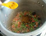 A picture of step 4 of Veg Pulav with Fruit Raita.