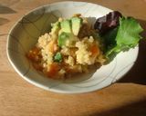 A picture of step 20 of Moroccan Couscous Salad with Olives.