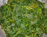Foto langkah ke 1 dari resep Gulai daun singkong atau sayur daun singkong teri.