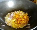 A picture of step 3 of Bhindi.