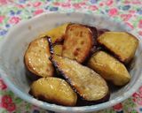 A picture of step 3 of Sweet Potatoes with Shio-koji and Honey Butter.
