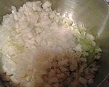 A picture of step 3 of My moms dressing.