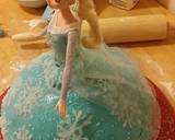 Taisen's Frozen Elsa cake recipe step 17 photo