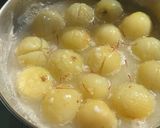 A picture of step 3 of Indian Amla(gooseberry)murabba/preserve - no refined sugar.