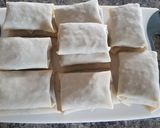 A picture of step 6 of Glenda's Eggrolls.