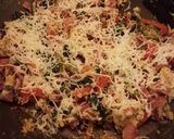 A picture of step 6 of Veggie and Turkey Bacon Breakfast Burritos.