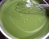 A picture of step 4 of Wafuu (Traditional Japanese Style) is Best ☆ Matcha Green Tea Mille-feuille ♪.