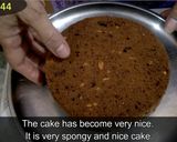 A picture of step 44 of Chocolate Date & Nuts Cake.