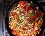 A picture of step 2 of Chicken stir fry.
