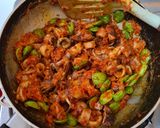 Foto langkah ke 2 dari resep Nasi bakar cumi asin pete.