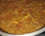 A picture of step 6 of Mutton semi gravy.