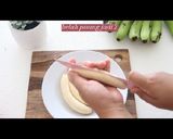 Foto langkah ke 1 dari resep Roti Pisang Cokelat Keju.