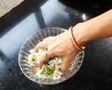 A picture of step 2 of Sabudana Tikki.