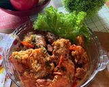 Foto langkah ke 6 dari resep Udang Saus Telur Asin / Salt Egg Prawn.