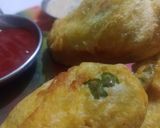 मिर्च पकौड़े (mirch pakode recipe in Hindi) रेसिपी चरण 2 फोटो