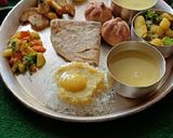 A picture of step 1 of Maharashtrian Naivedya Thali for Ganapati Bappa.