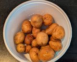 A picture of step 3 of Kashmiri Dum Aloo.