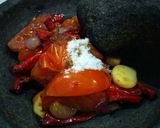 Foto langkah ke 2 dari resep Terong - Teri Penyet Sambal Terasi Simple.