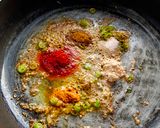 A picture of step 2 of Moongdal Paratha.