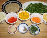 A picture of step 1 of Lentil and Swiss Chard Soup (Vegan).