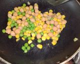 A picture of step 3 of Corn with smashed potatoes.